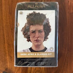 ALLAURA Napoleon Dynamite Wig with Glasses for Adults